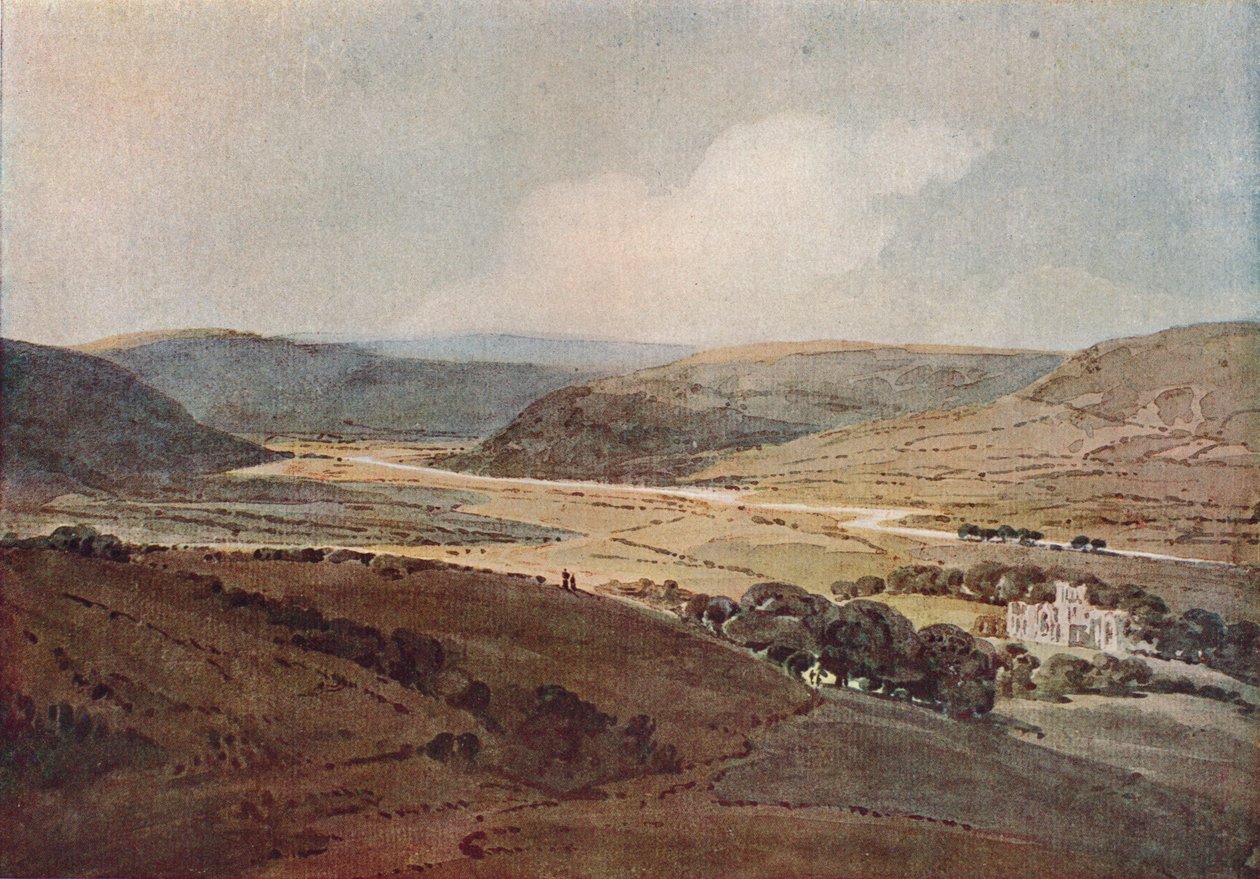 The Valley of the Aire, c1800 od Thomas Girtin