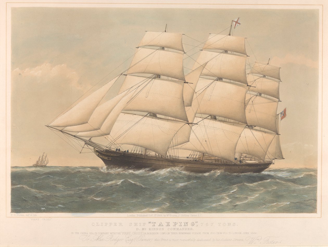 Clipper Ship Taeping, 767 tun od Thomas Goldsworth Dutton