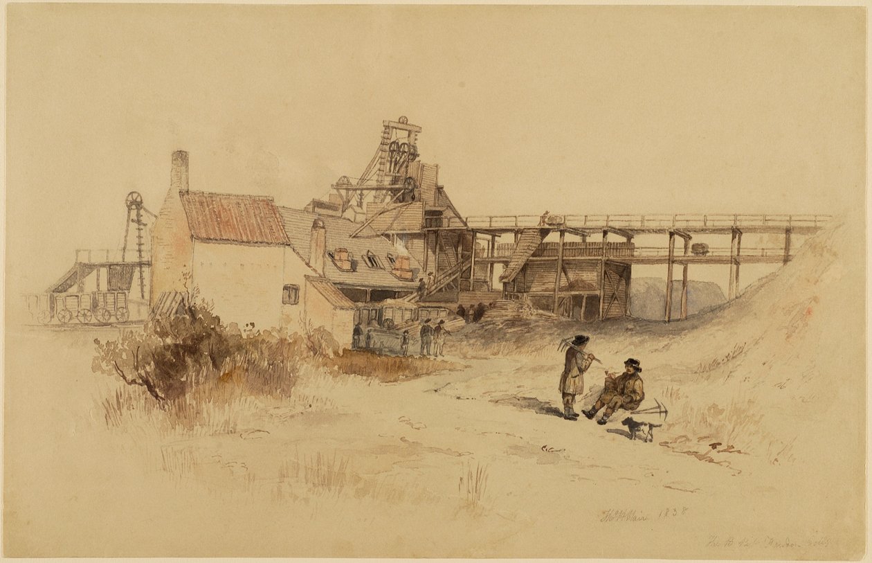 B Pit, Fawden Colliery od Thomas H. Hair