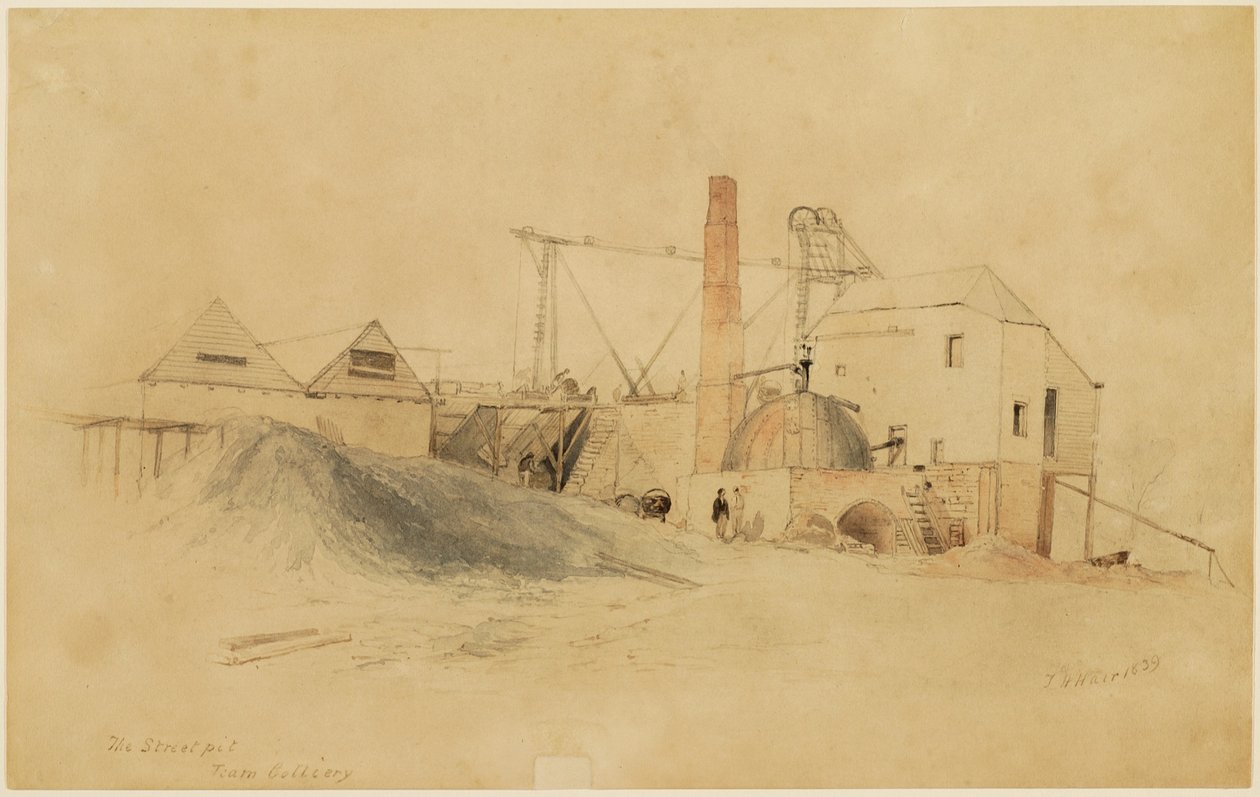 The Street Pit, Team Colliery od Thomas H. Hair