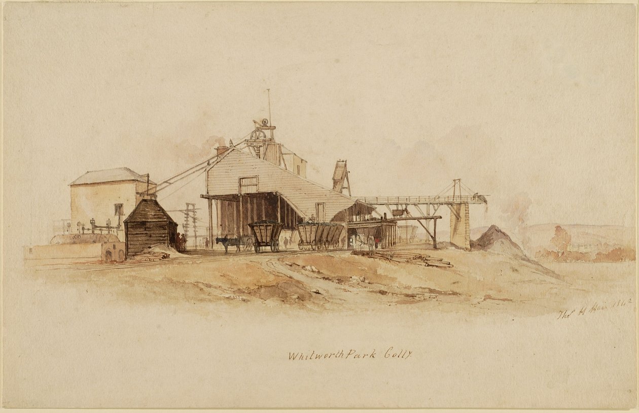 Whitworth Park Colliery od Thomas H. Hair