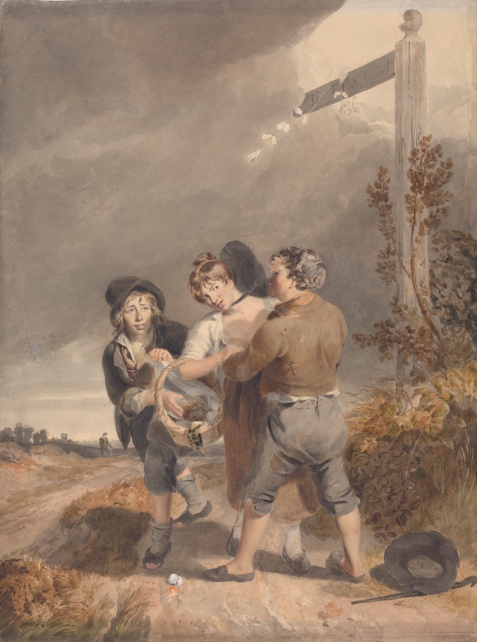Okrádání dívky z trhu od Thomas Heaphy