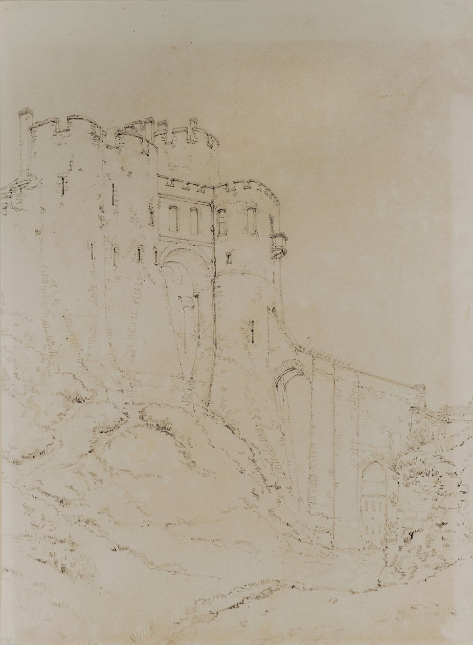 Doverský hrad od Thomas Hearne
