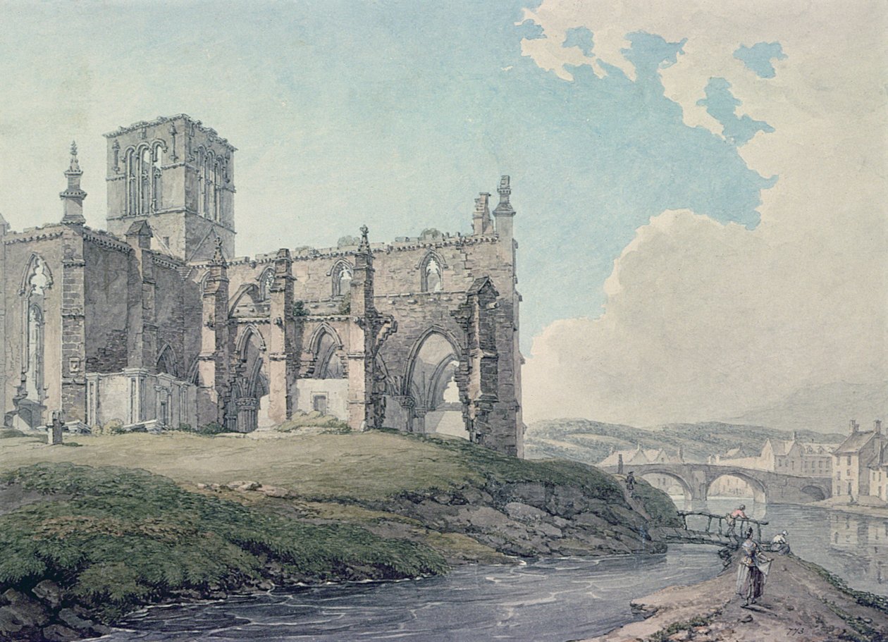 Prior Church, Haddington, 1786 od Thomas Hearne