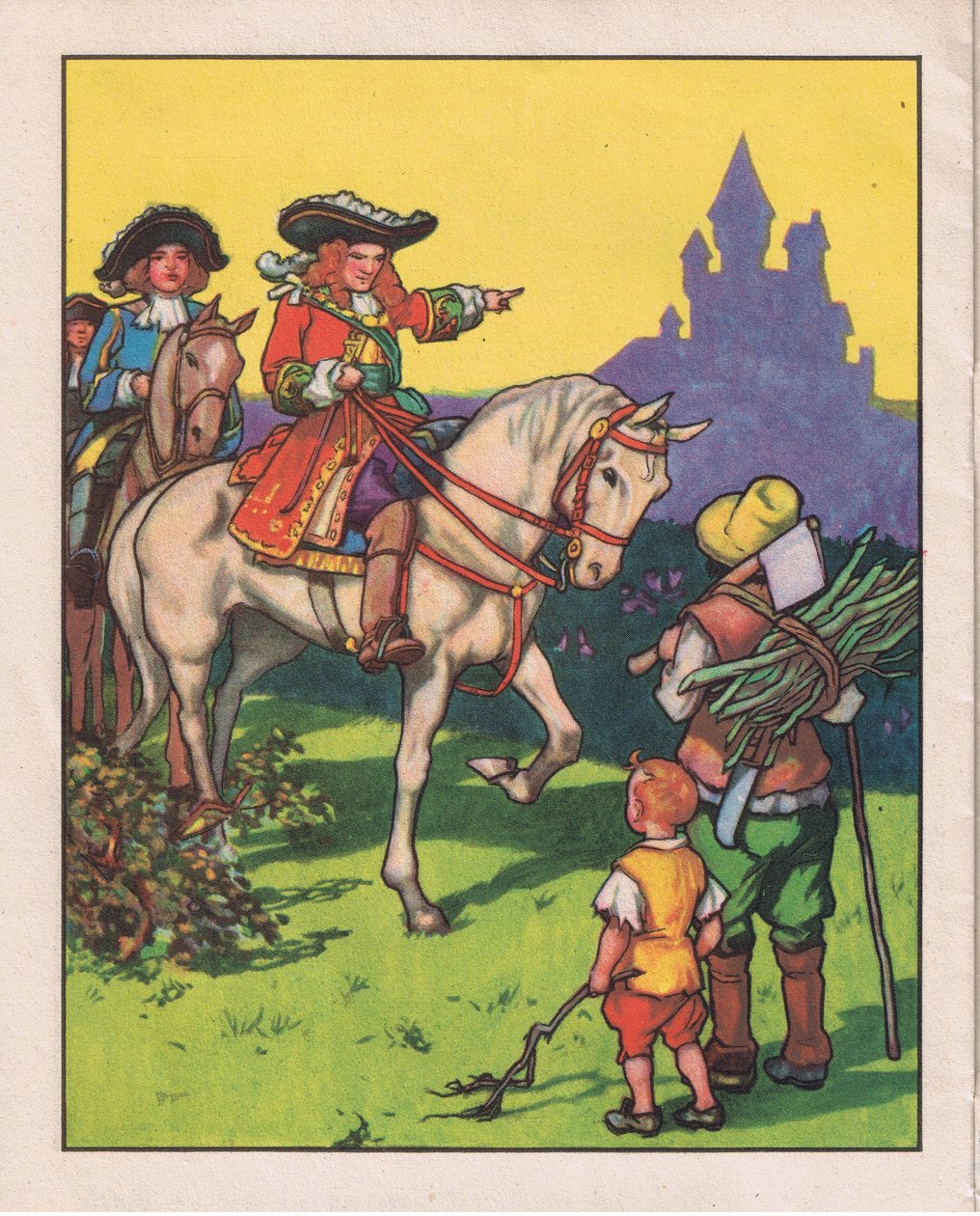 Přijel krásný mladý princ (litografie) od Thomas Heath Robinson