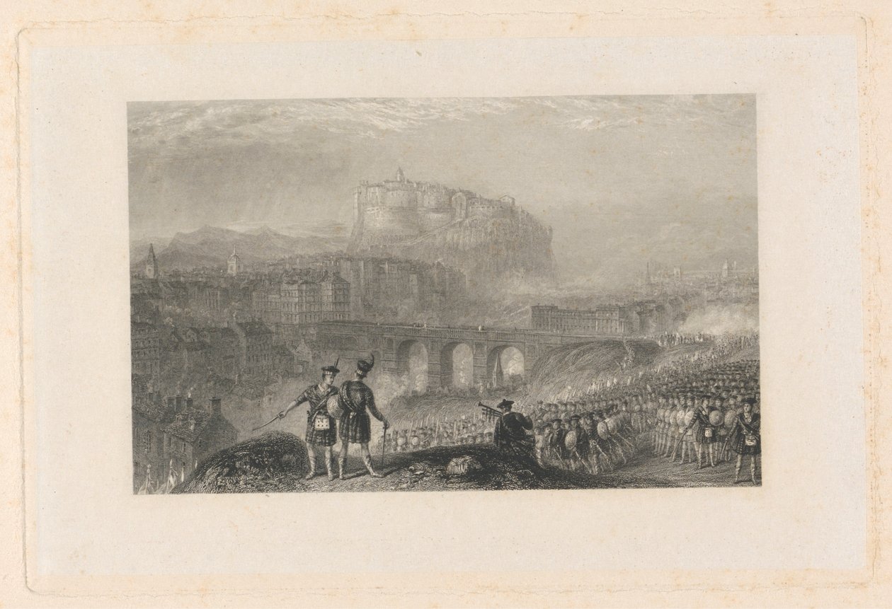 Edinburgh - Pochod Highlanders od Thomas Higham