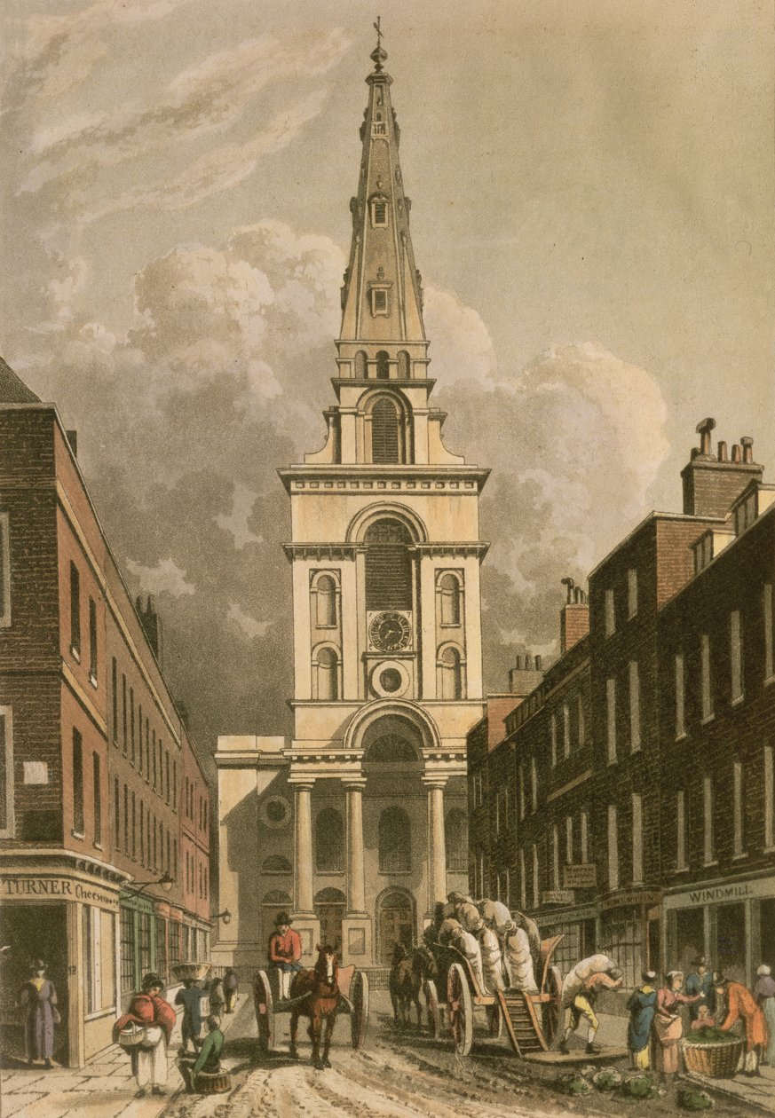 Christchurch, Spitalfields od Thomas Hosmer Shepherd