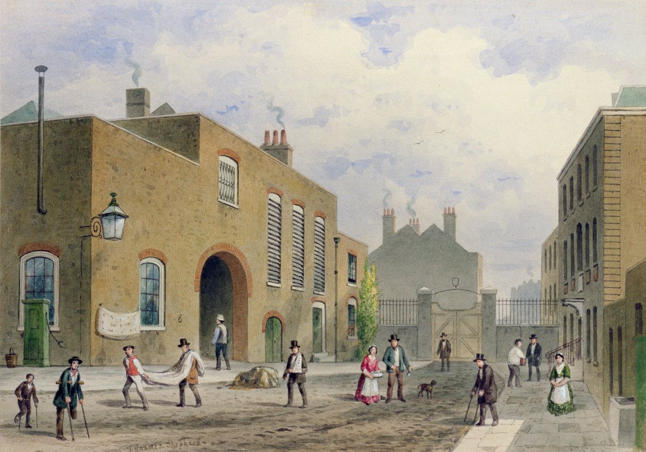 Nemocnice svatého Tomáše, Southwark, Londýn od Thomas Hosmer Shepherd