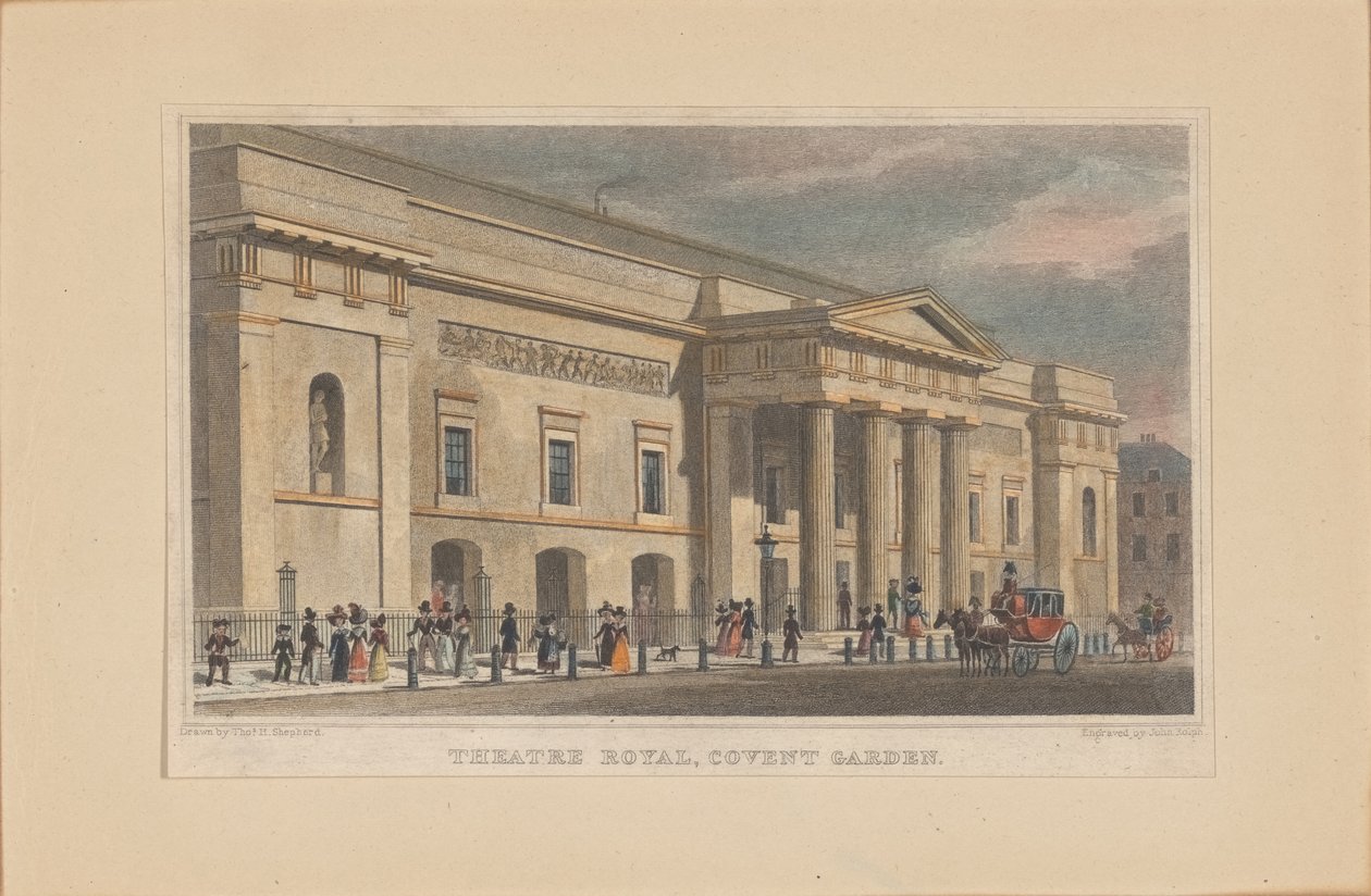 Divadlo Royal Covent Garden, c. 1830. od Thomas Hosmer Shepherd