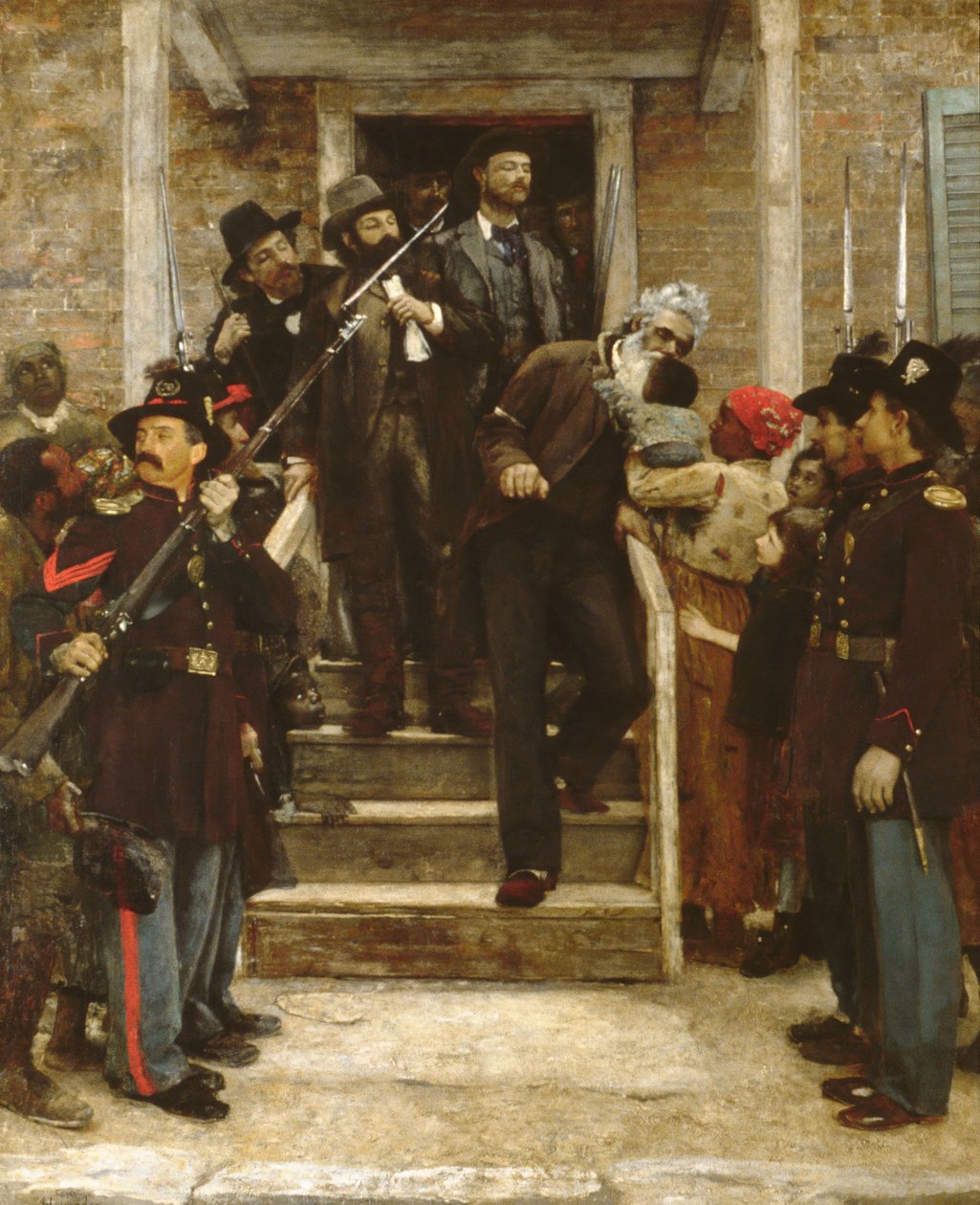 Poslední chvíle Johna Browna, 1882-84. od Thomas Hovenden