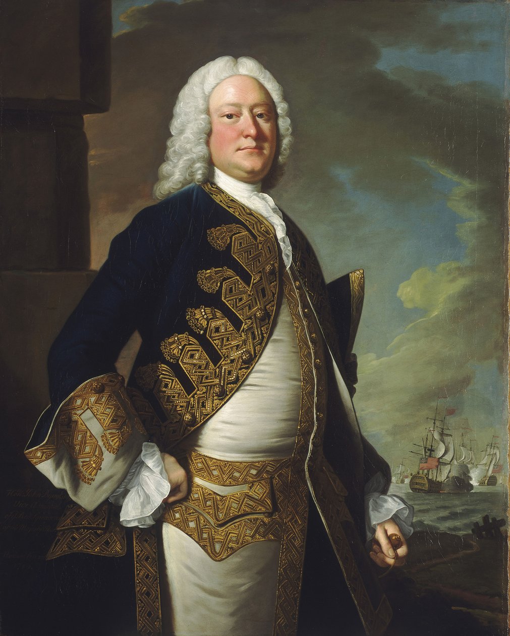 Admirál John Byng (1704-1757) od Thomas Hudson