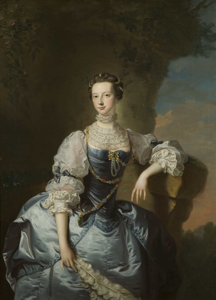 Portrét paní Emmy Harveyové od Thomas Hudson