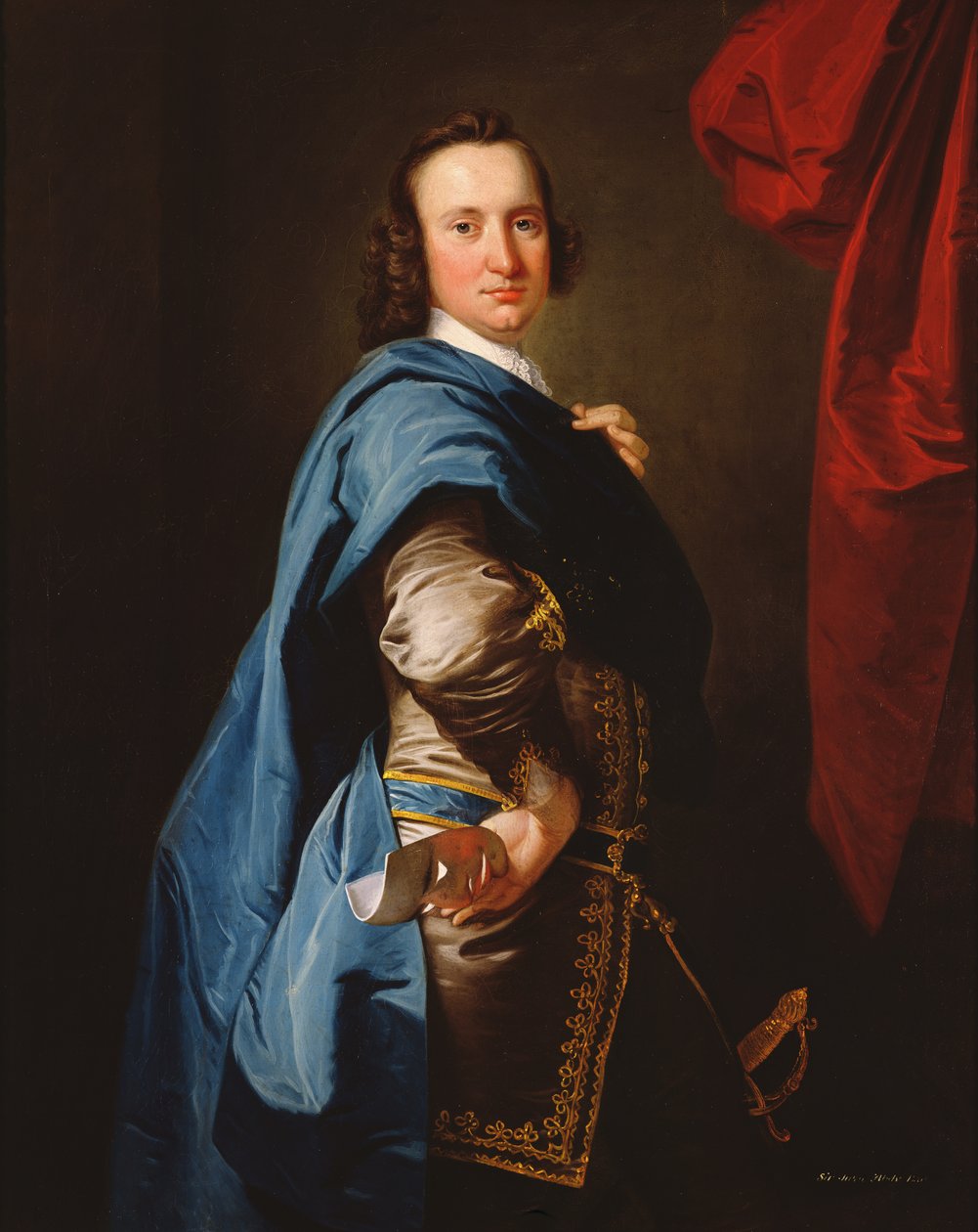 Sir John Abdy, Bt. od Thomas Hudson