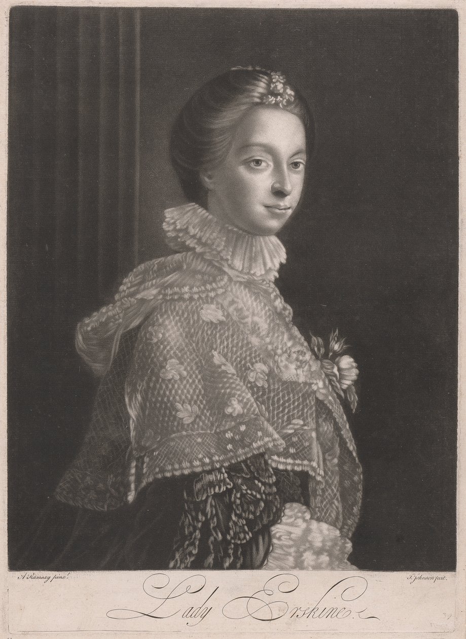 Lady Erskine od Thomas Johnson