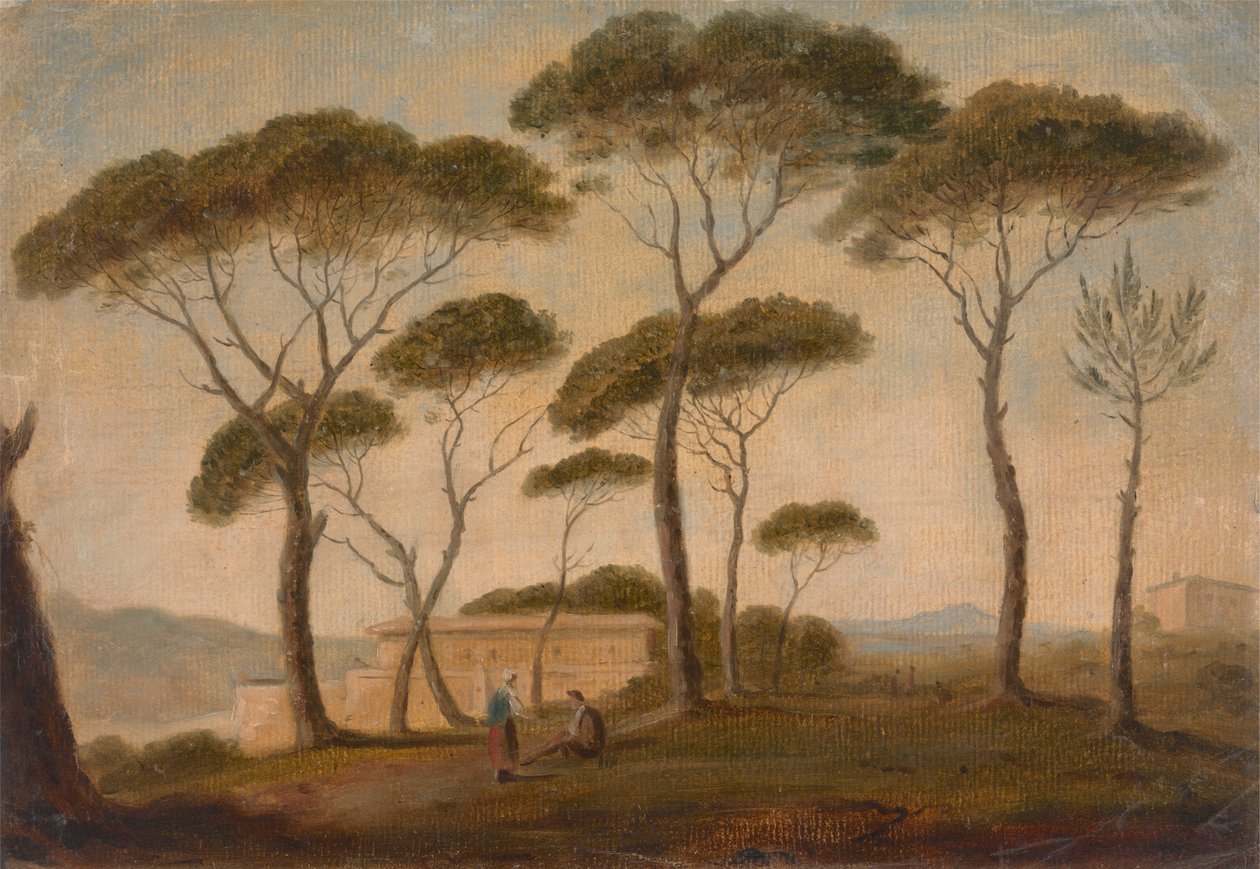 Zahrada vily Borghese od Thomas Jones