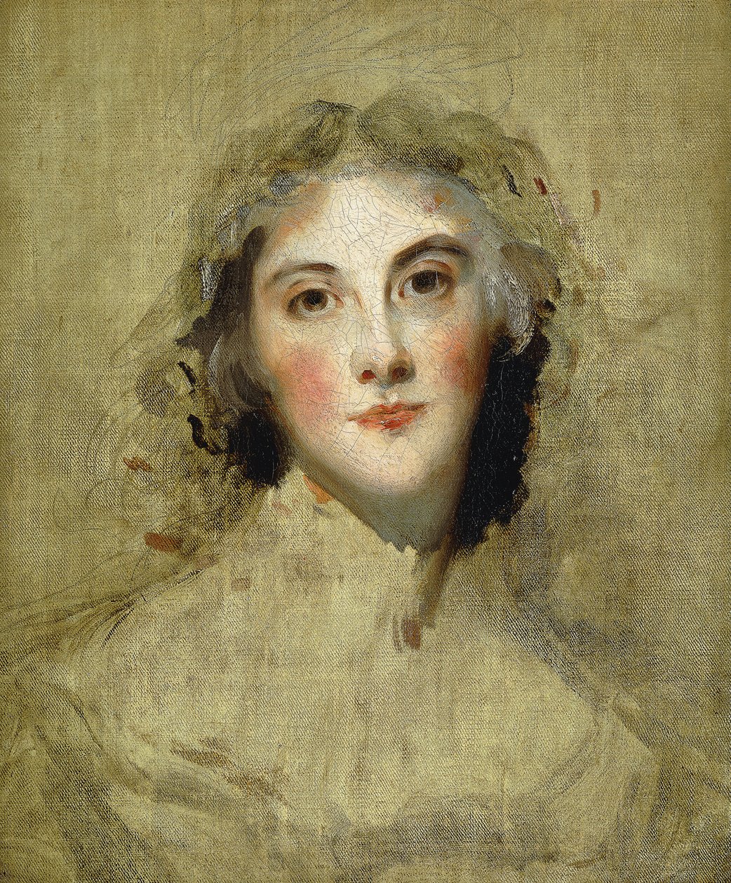 Hlava dámy, od Thomas Lawrence