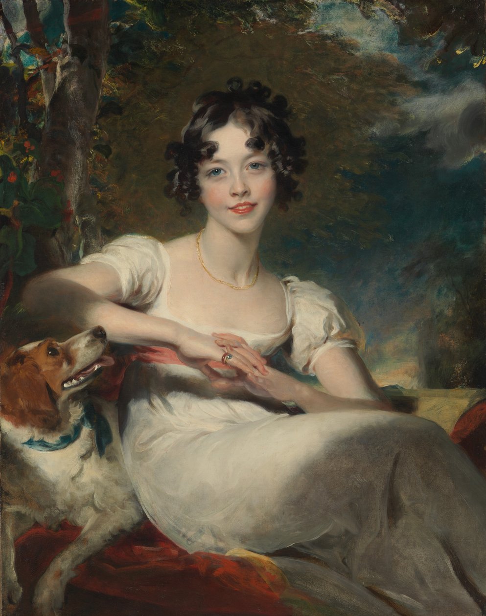 Lady Maria Conyngham zemřela 1843, ca. 1824-25. od Thomas Lawrence
