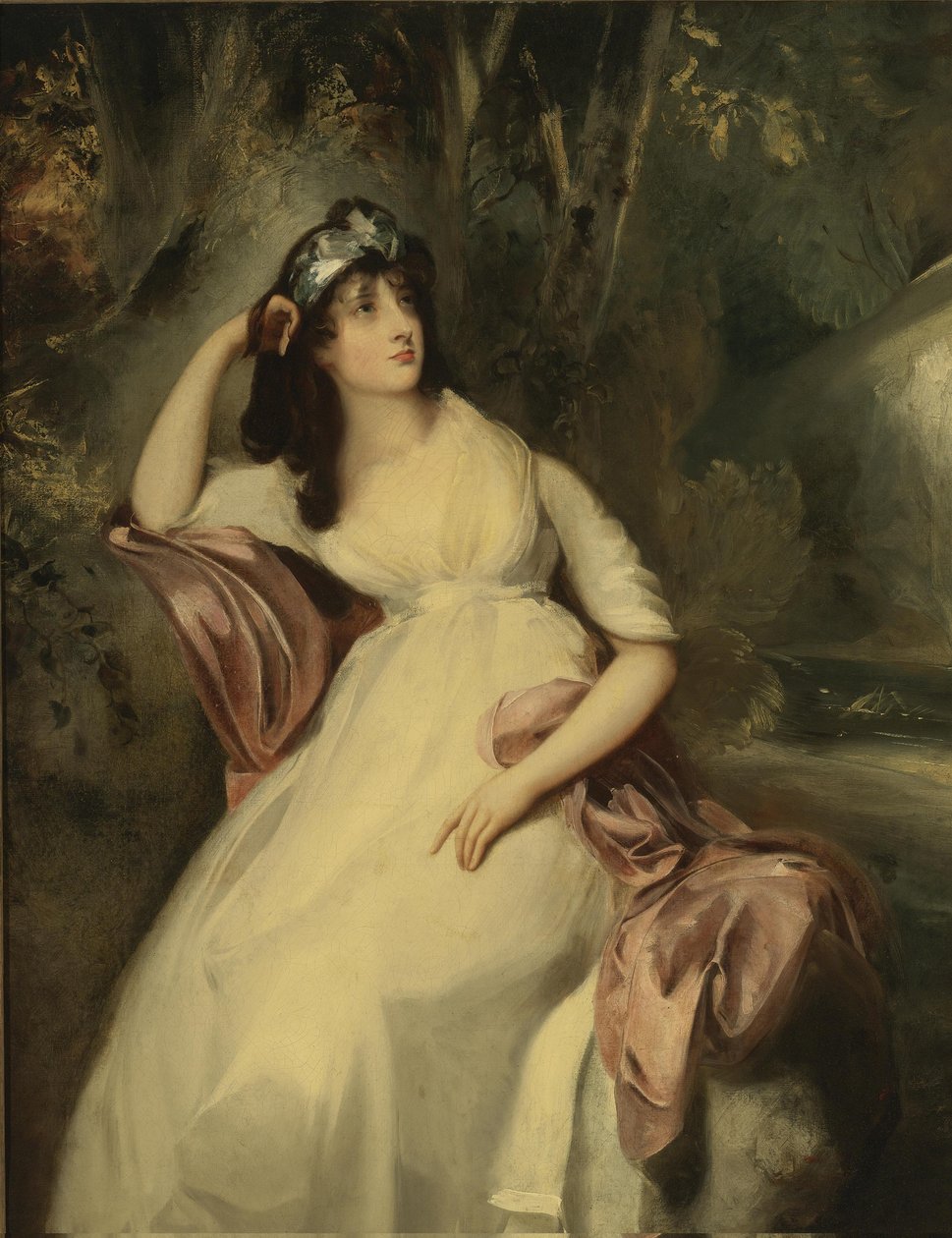 Portrét Sally Siddonsové 1775-1803 od Thomas Lawrence