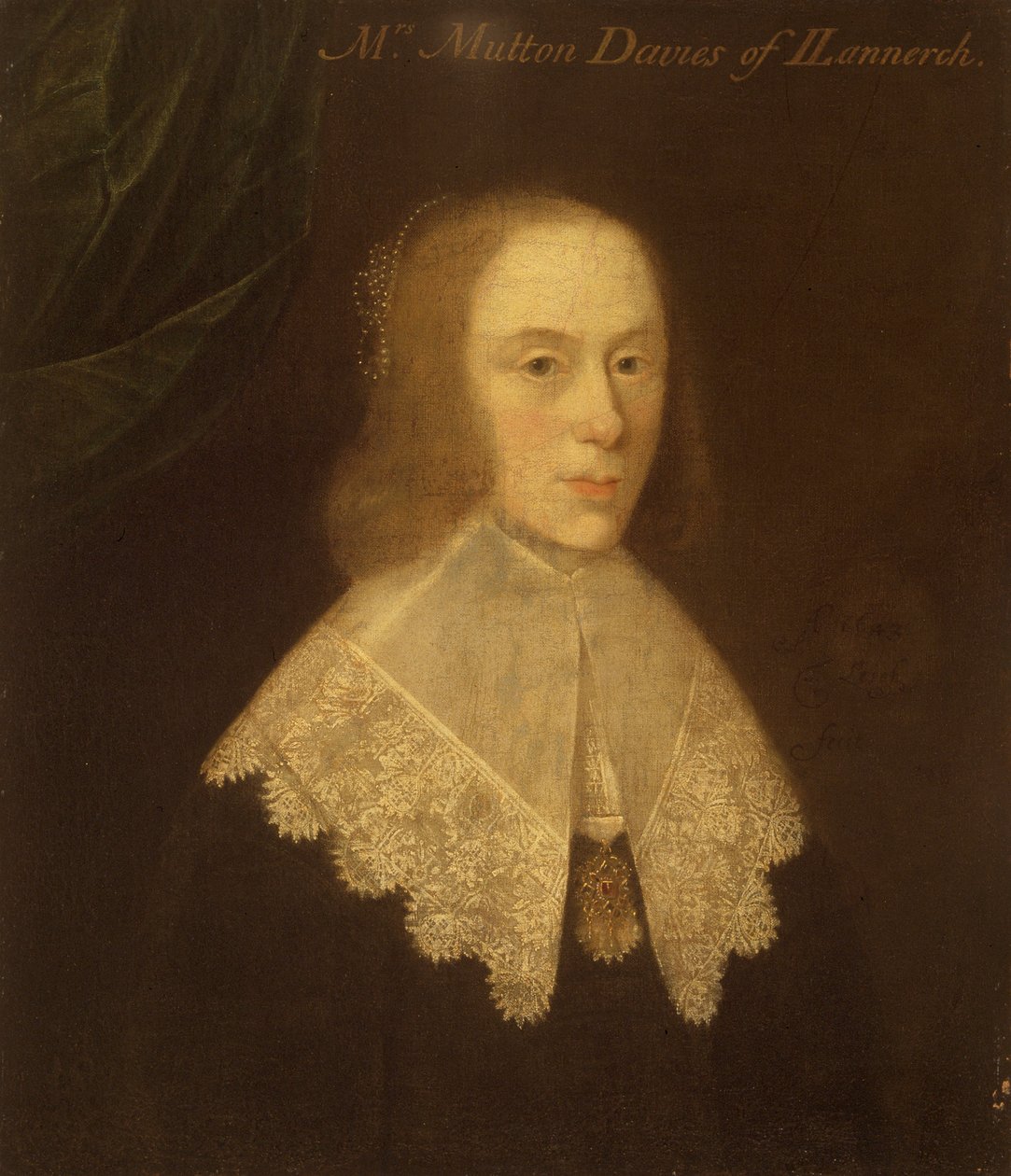 Paní Anne Davies z Gwysaney, c1630. od Thomas Leigh