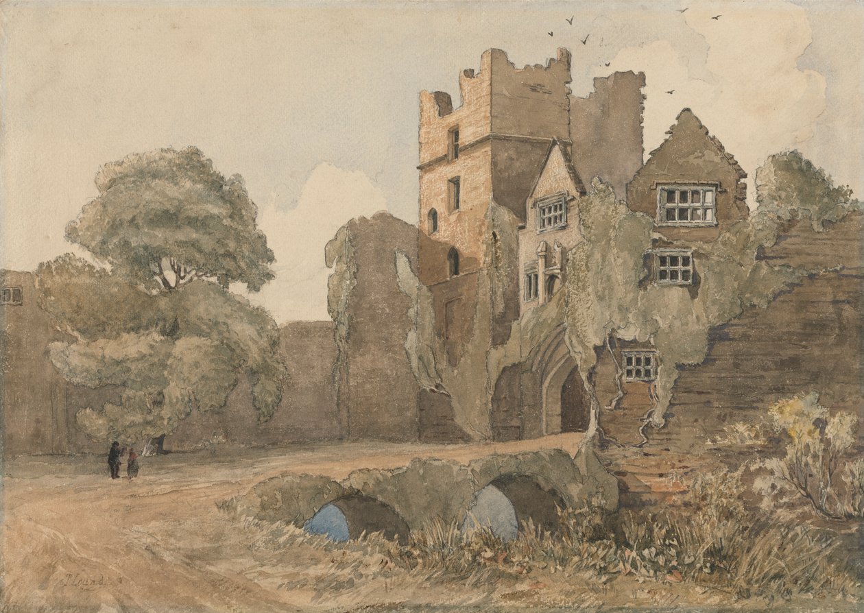 The Keep and Gate, Ludlow Castle, Shropshire od Thomas Lound