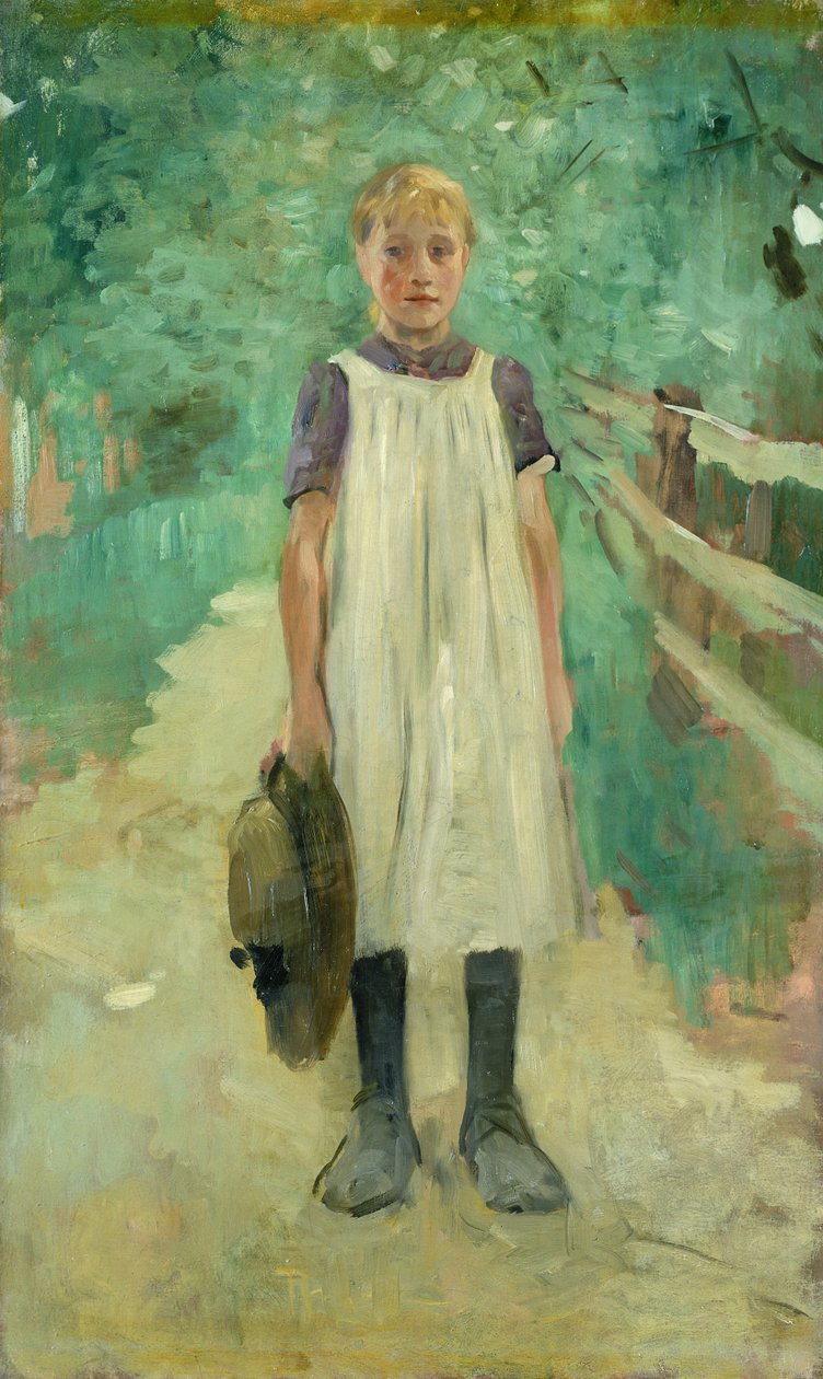 Dívka z farmy, 1895 od Thomas Ludwig Herbst