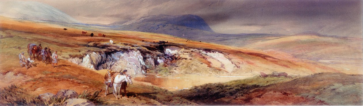 Krajina na Vysočině (barva těla) od Thomas Miles II Richardson