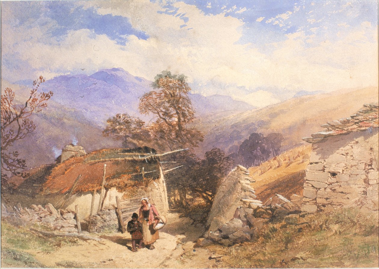 Krajina Vysočiny (barva těla) od Thomas Miles II Richardson