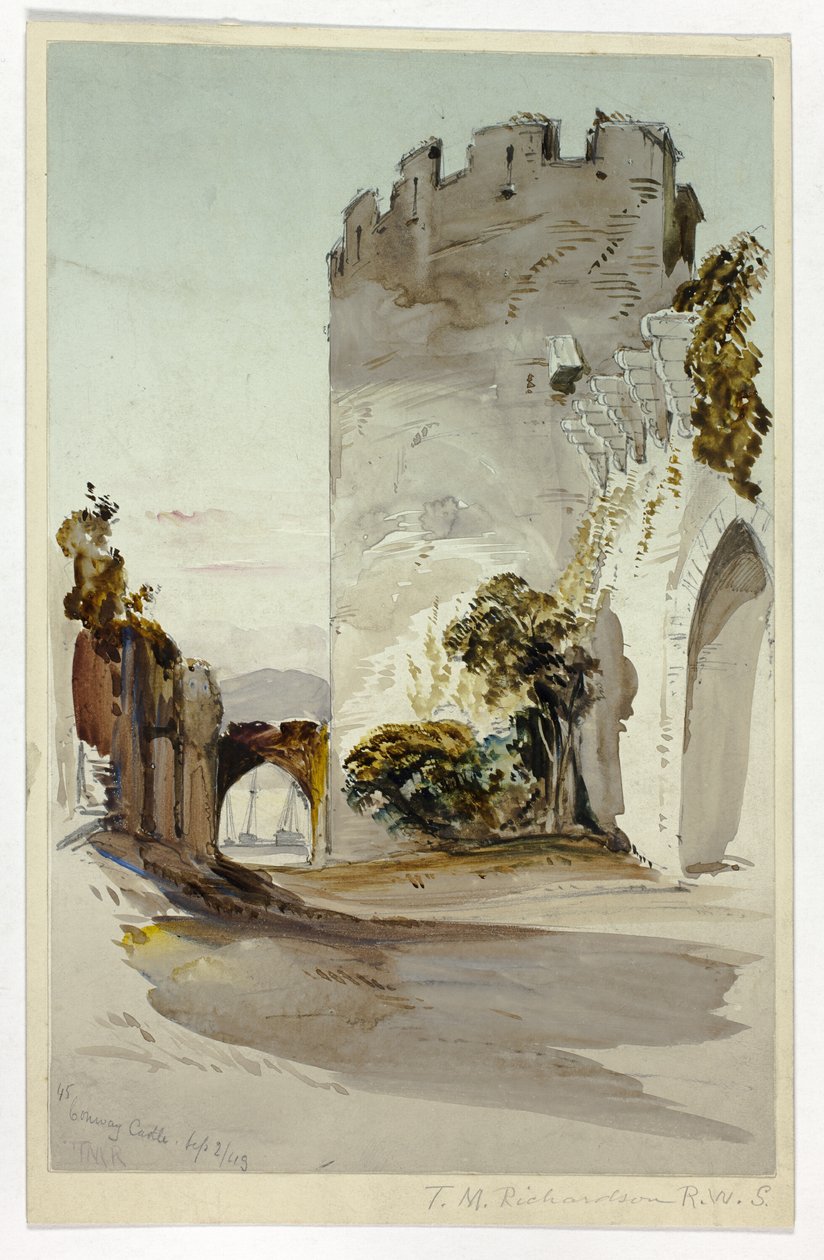 Hrad Conway od Thomas Miles Richardson the younger