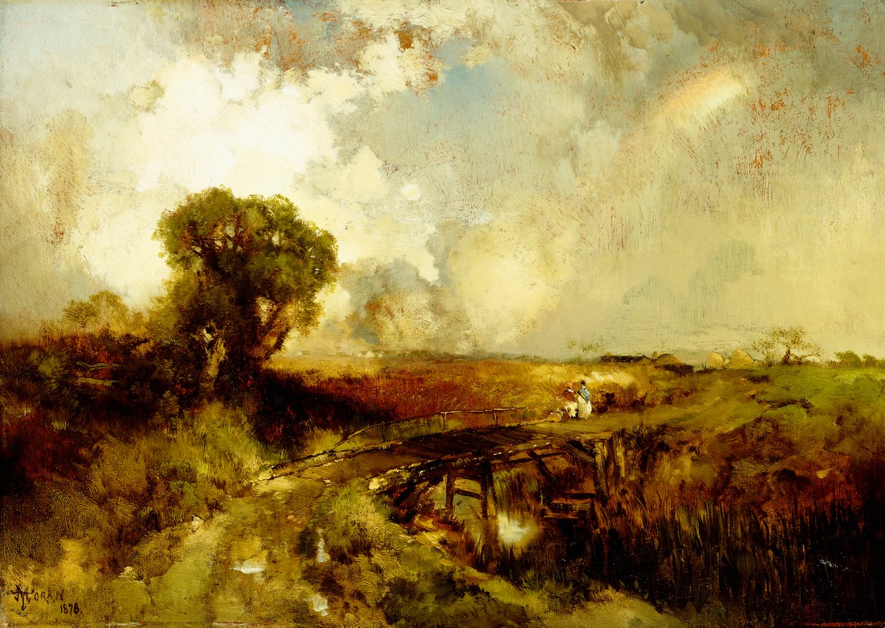 Letní sprcha, 1878 od Thomas Moran