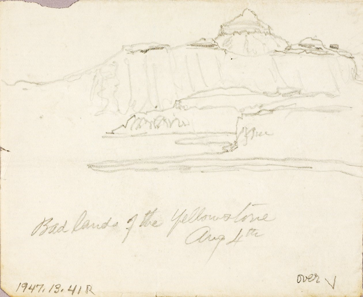 Zlé země Yellowstonu od Thomas Moran