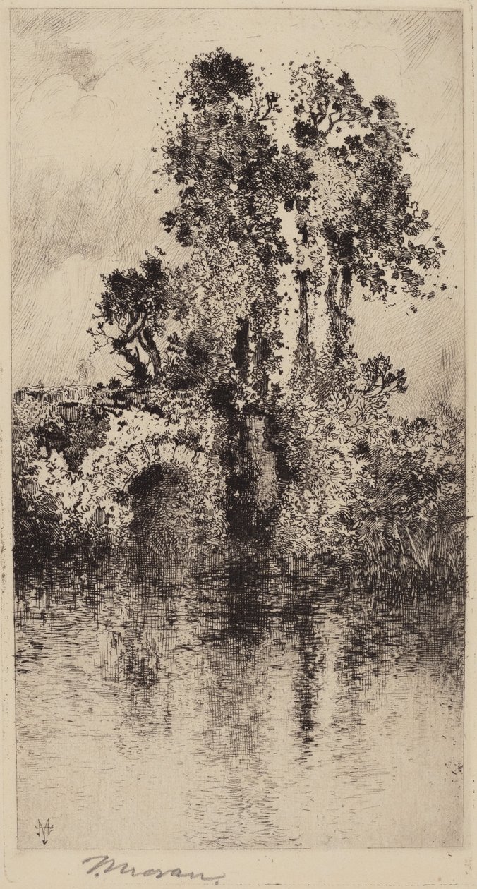 Most a stromy od Thomas Moran