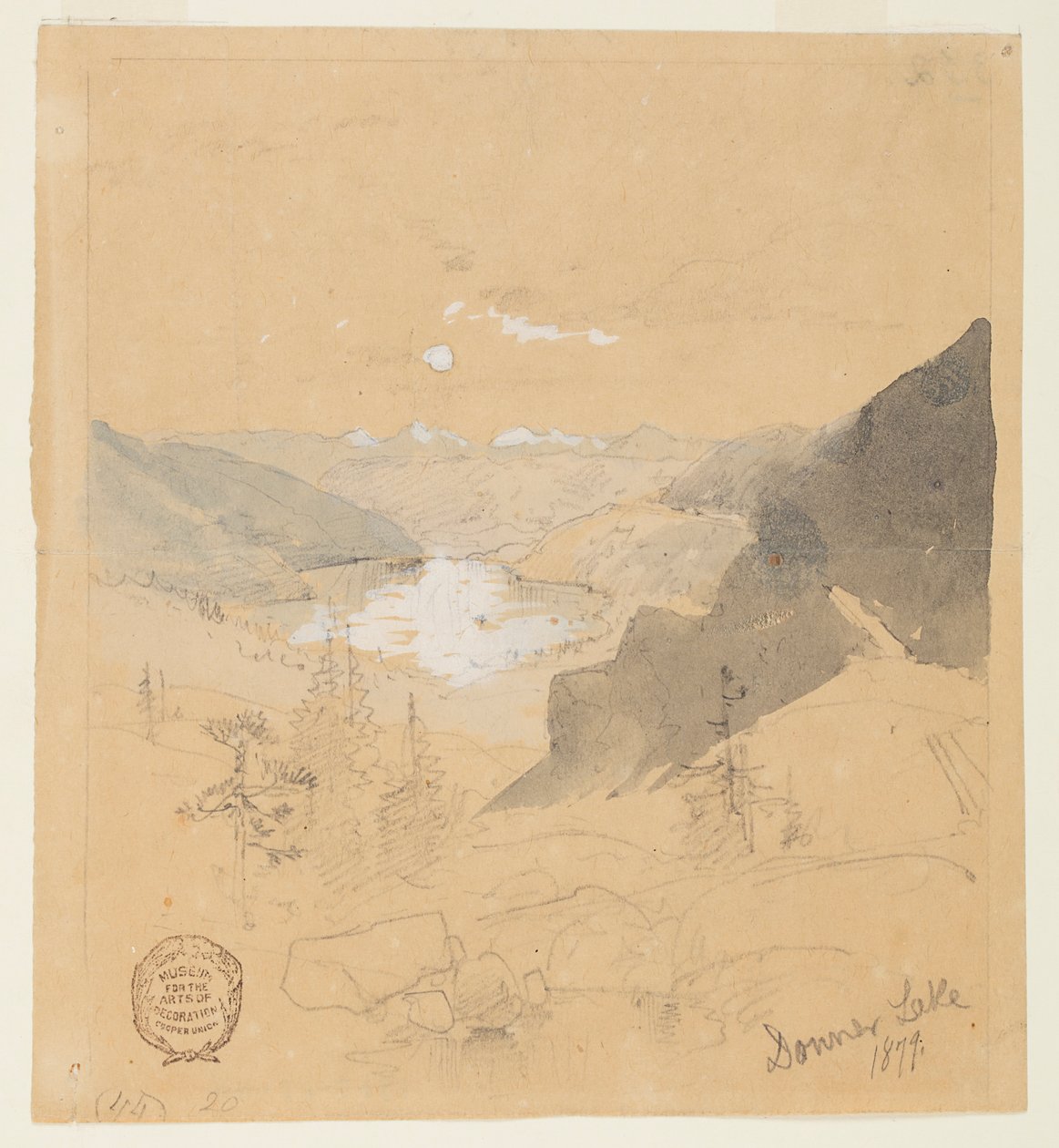Donnerské jezero od Thomas Moran