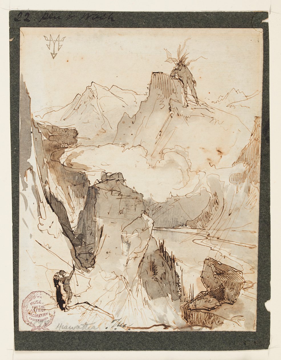 Hiawatha vidí Mudjekeewise od Thomas Moran