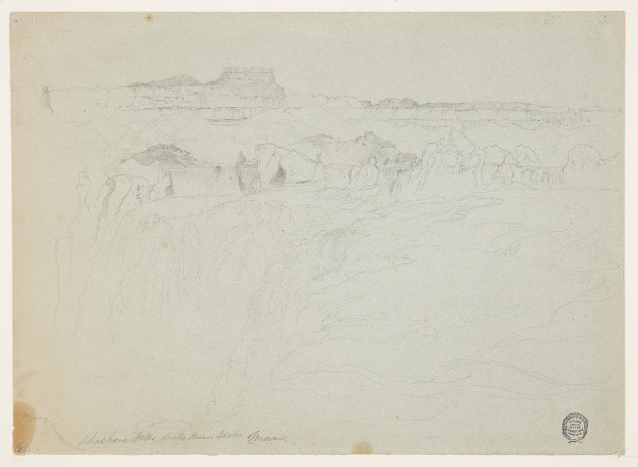 Shoshone Falls, Snake River, Idaho od Thomas Moran