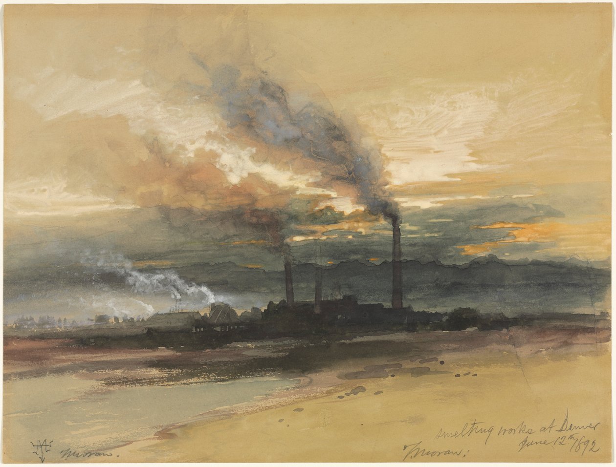 Smelting Works v Denveru, 1892. od Thomas Moran