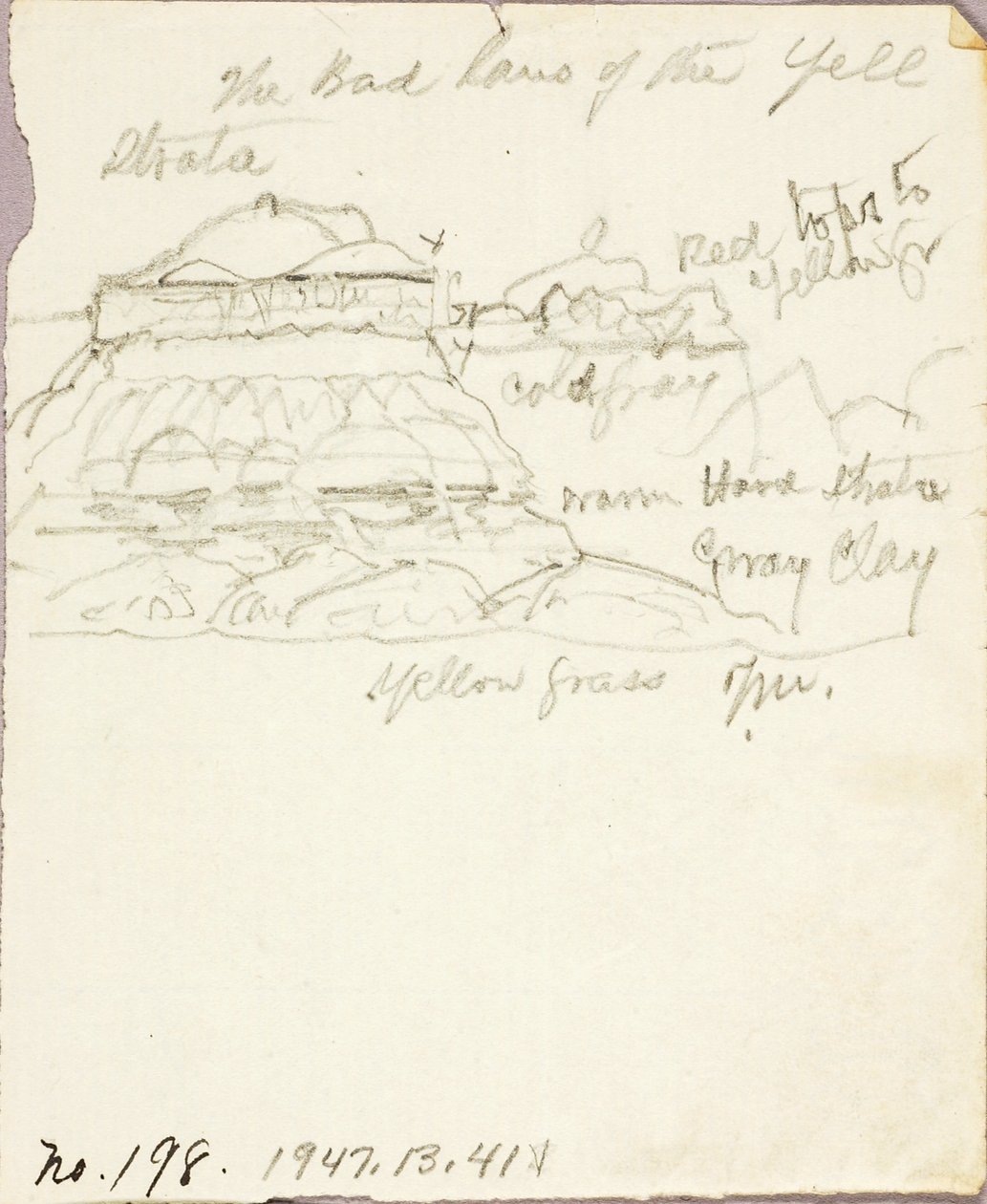 Zlé země Yellowstonu od Thomas Moran