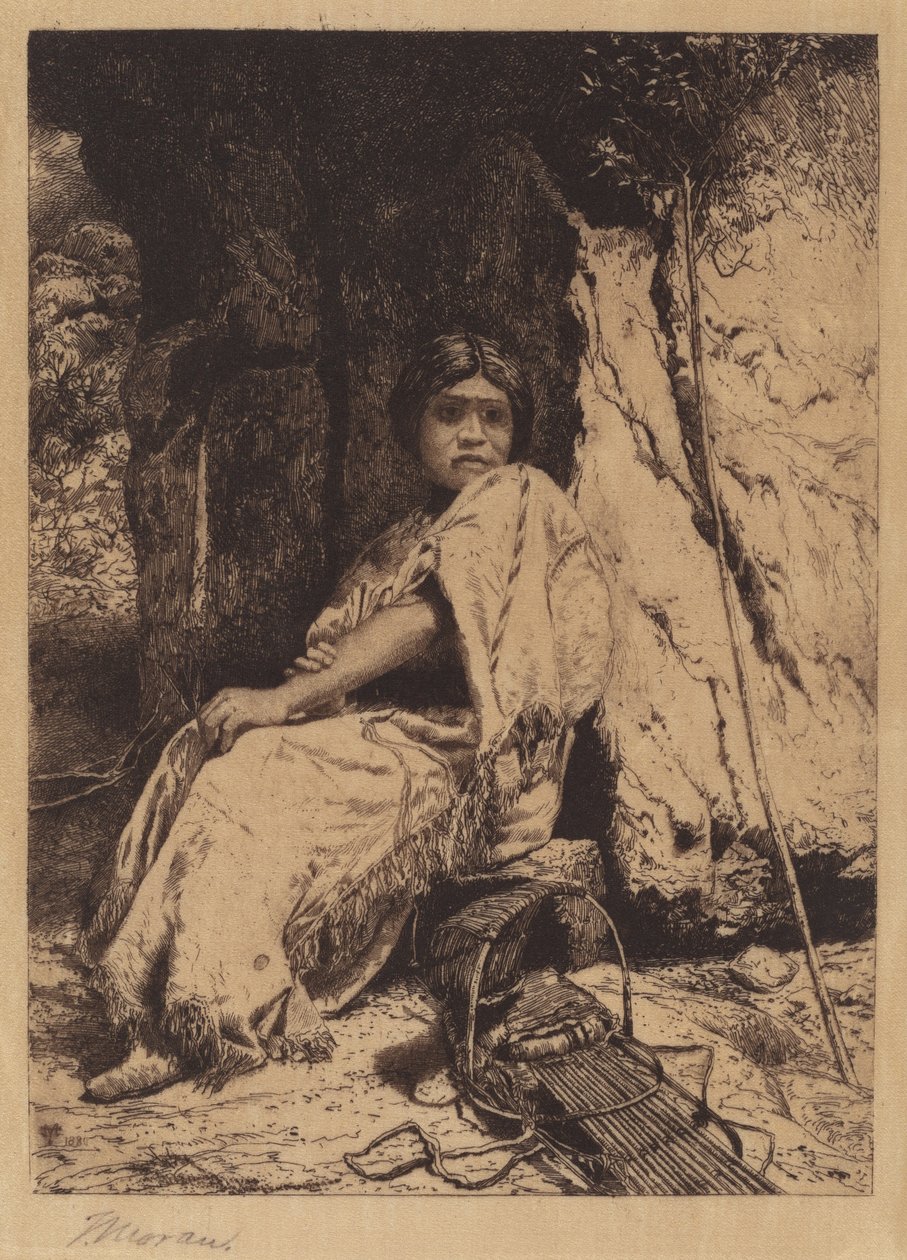 Prázdná kolébka od Thomas Moran
