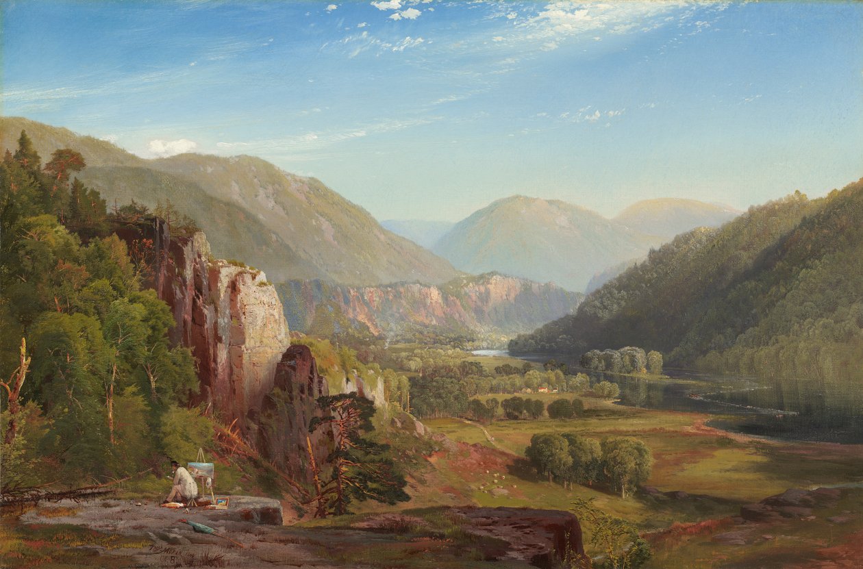Juniata, večer, 1864 od Thomas Moran