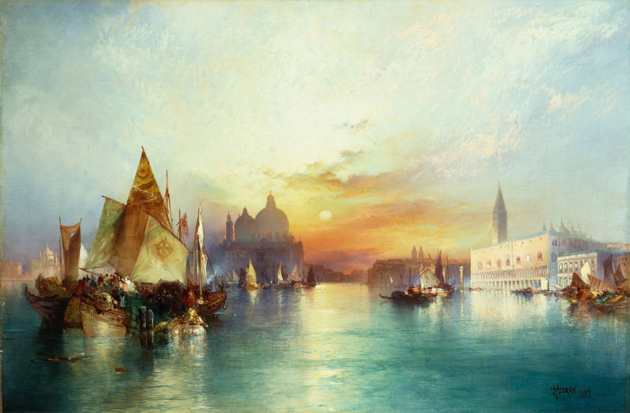 Benátky, 1897 od Thomas Moran