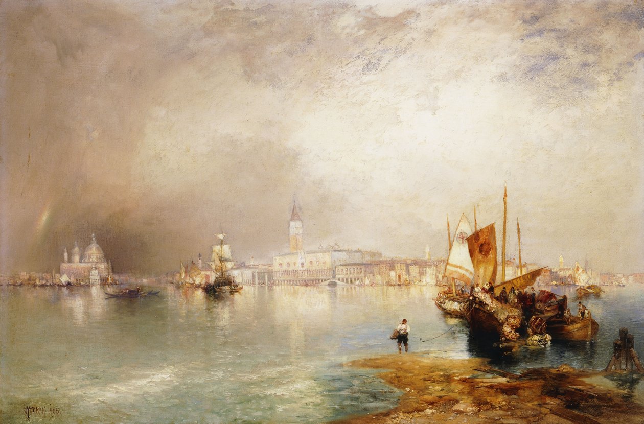 Benátky, 1905 od Thomas Moran