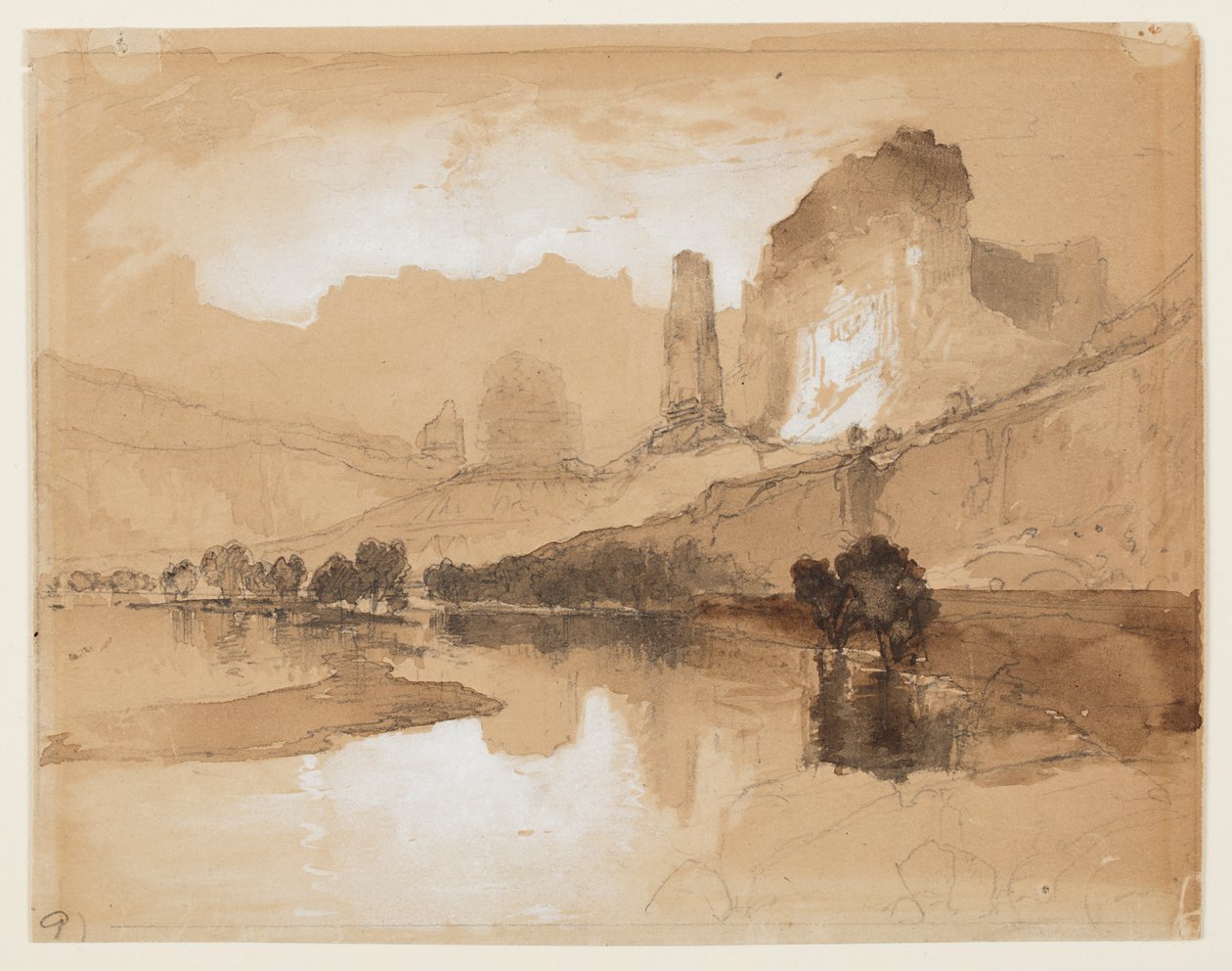 Yellowstone pod vodopády od Thomas Moran