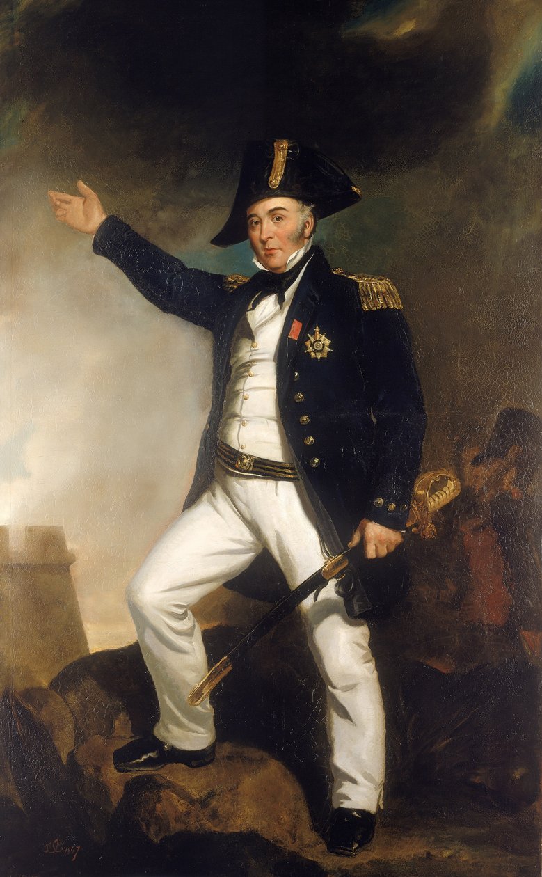 Admirál sir Charles Napier (1786-1860) od Thomas Musgrave Joy