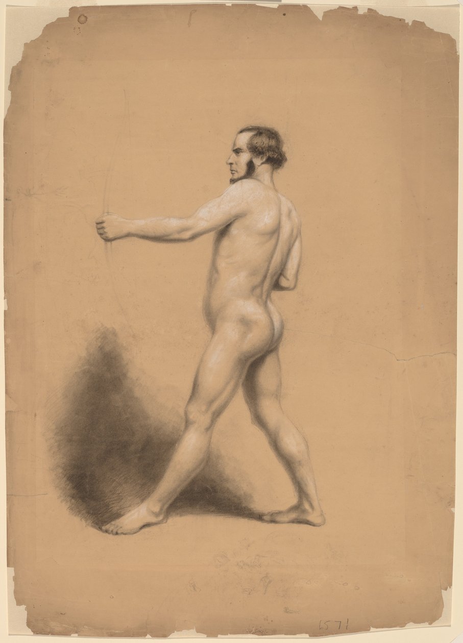 Archer, Nude Study od Thomas Nast