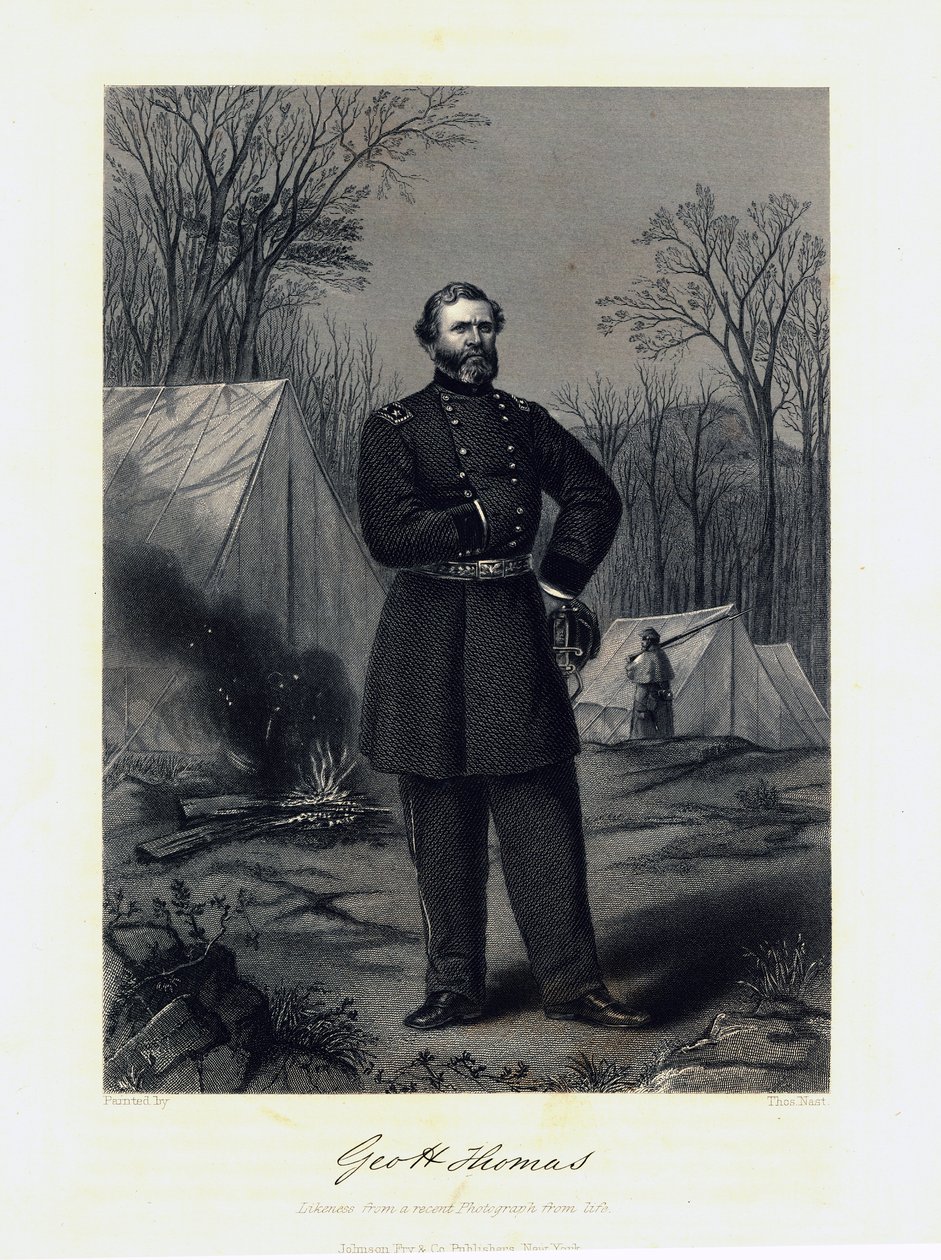 "Generál George H. Thomas" (Unie) od Thomas Nast