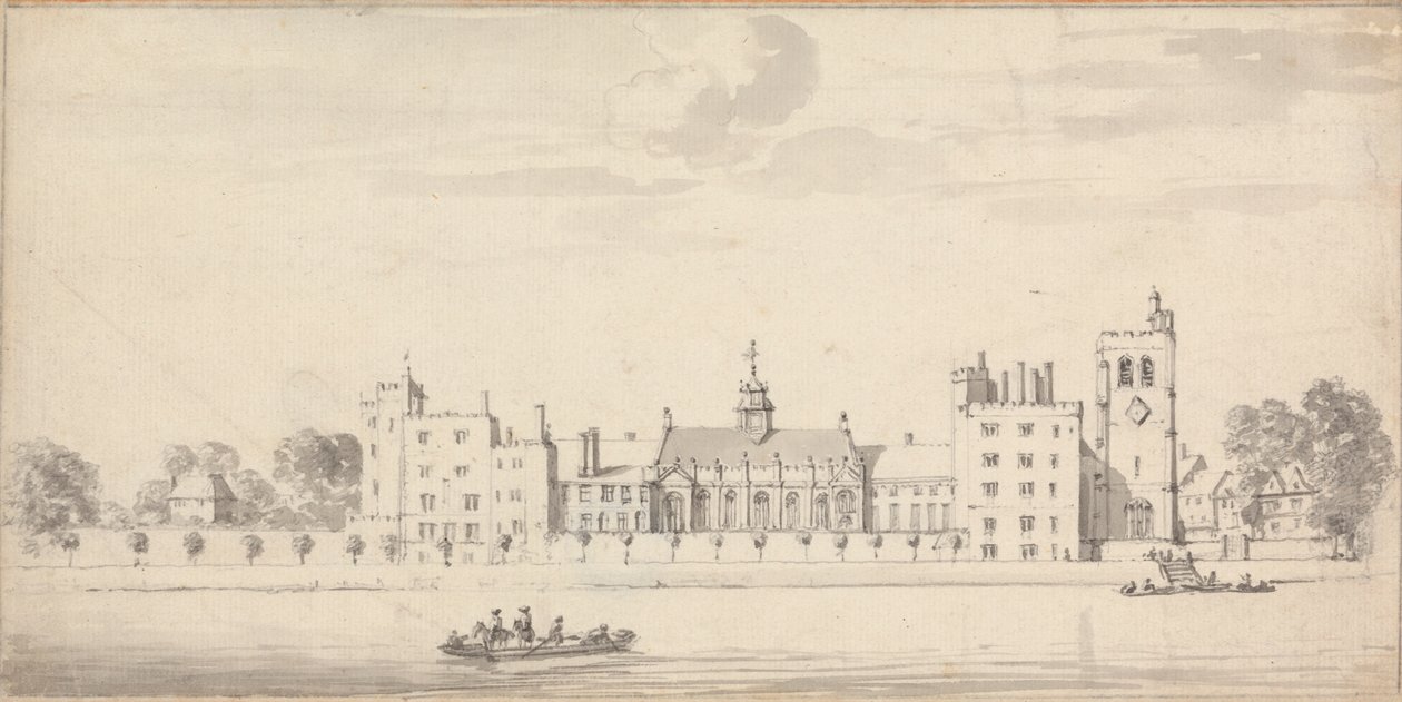 Lambethský palác z druhé strany řeky od Thomas Priest