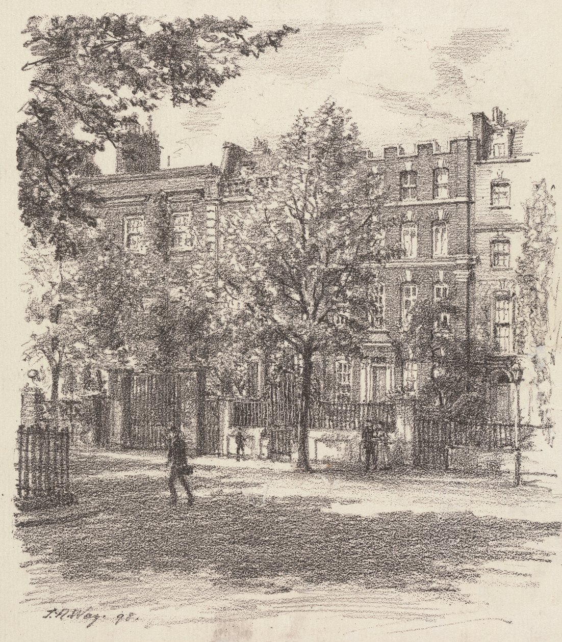 Č. 4 Cheyne Walk, Chelsea od Thomas Robert Way