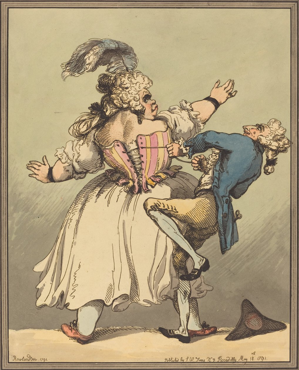 Trochu těsnější od Thomas Rowlandson