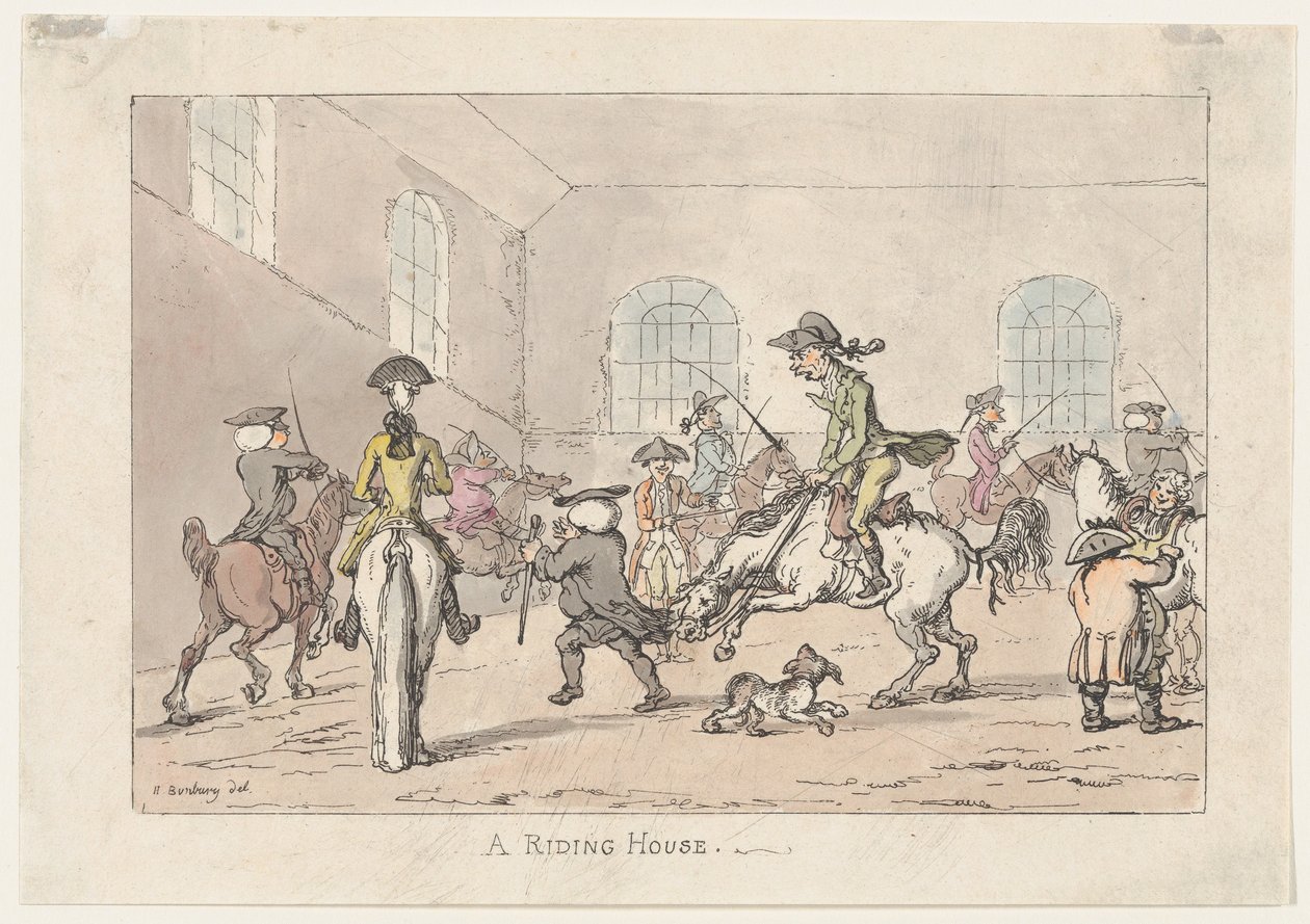 Jízdárna, 1799., 1799. od Thomas Rowlandson