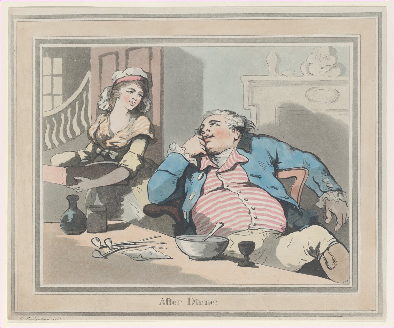 Po večeři, 1790., 1790. od Thomas Rowlandson