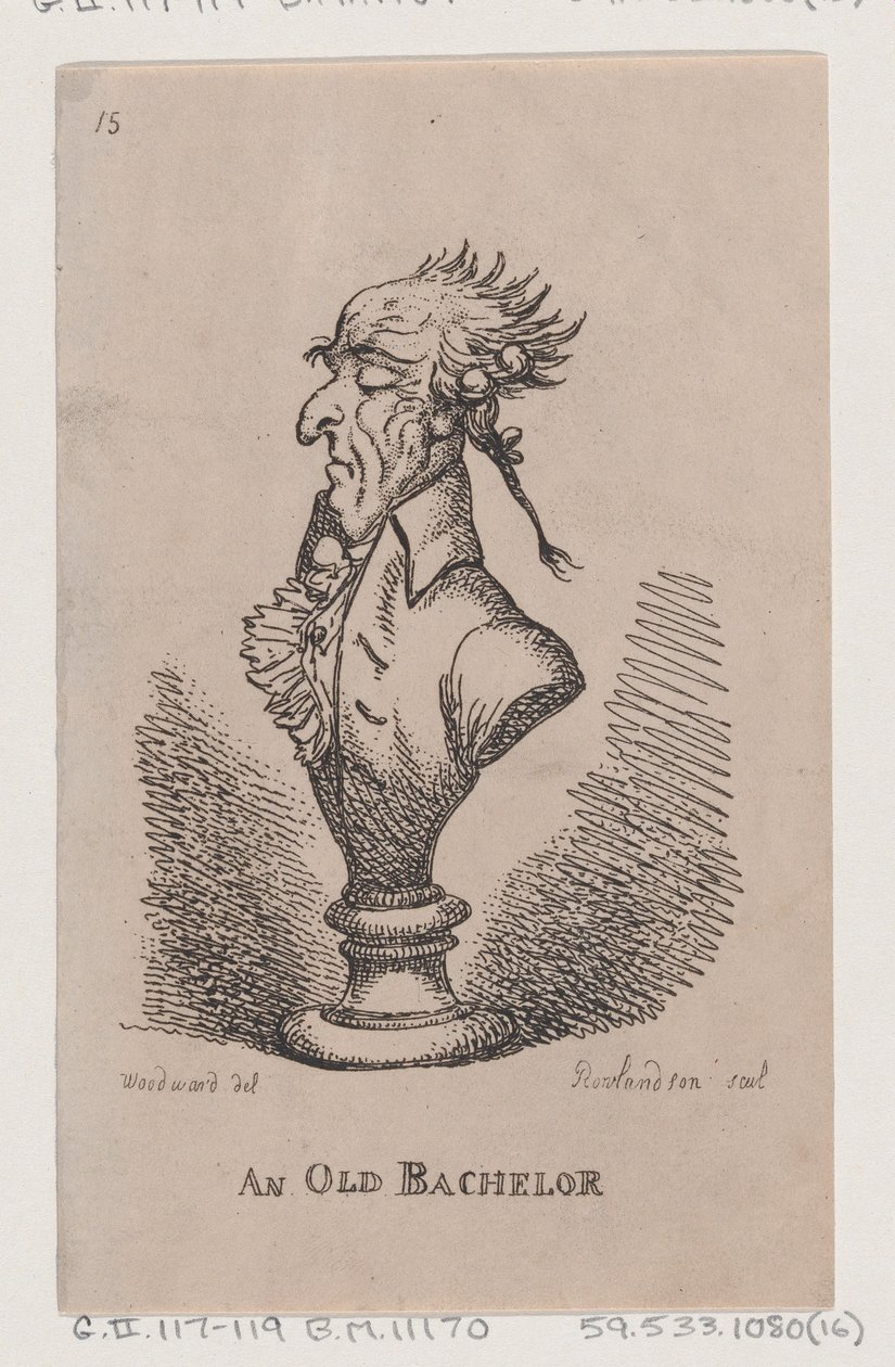 Starý mládenec, 1808., 1808. od Thomas Rowlandson